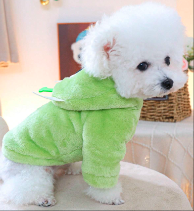 犬/猫用 ブルー エレファント フーデッド スウェットシャツ、かわいいコスチューム