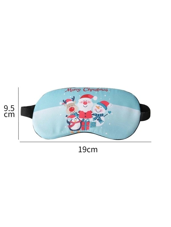1pc Christmas Santa Claus Blackout Eye Cover