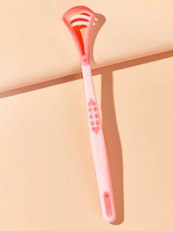 1pc Silicone Tongue Coating Cleaner