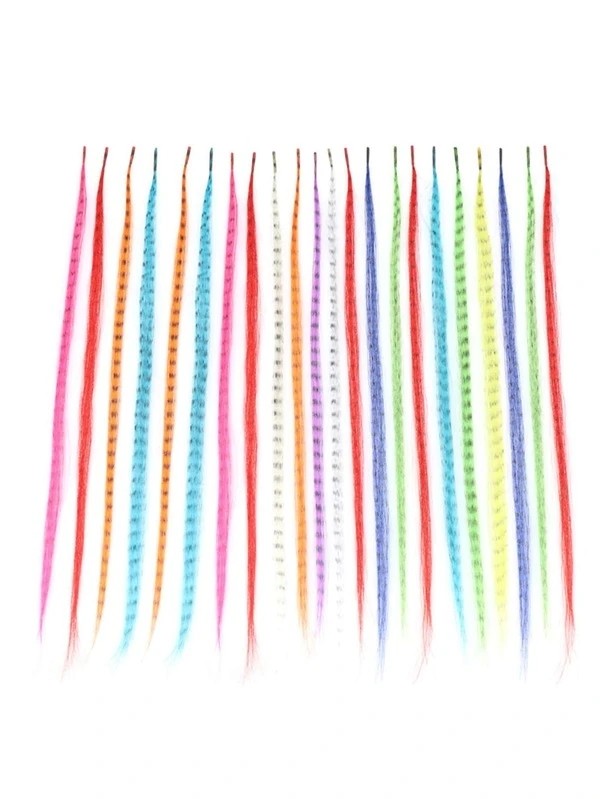30pcs Long Straight Synthetic Hair Extension