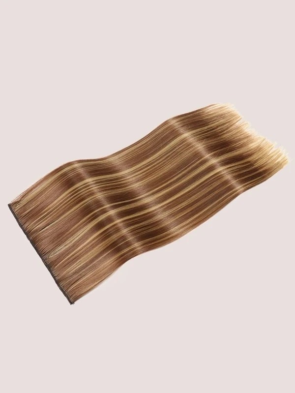 Long Straight Hairpiece With 5pcs Clip