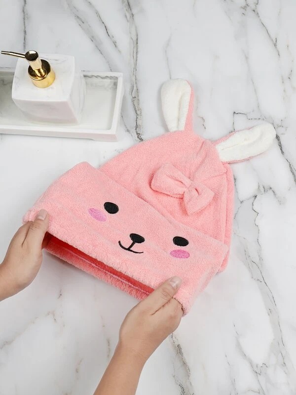 Rabbit Design Random Hair Drying Cap