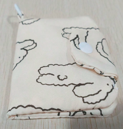 シンプル フローラル ファッション 財布 カードホルダー 女の子 ポータブル かわいい小さな収納バッグ