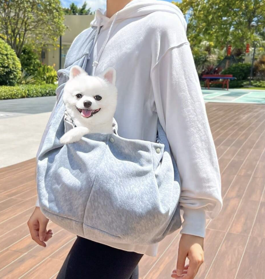 大容量小型犬バッグ、通気性猫ショルダーバッグ